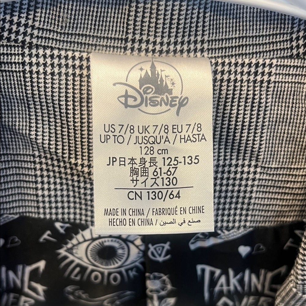 Disney Special Edition Cruella De Vil Blazer 7/8 Kids - Picture 2 of 12